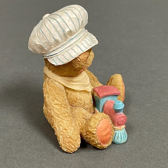 Hamilton Gifts Chuggin Along Thomas 1992 Decoration Bear Figure 3" tall - Picture 5 of 7